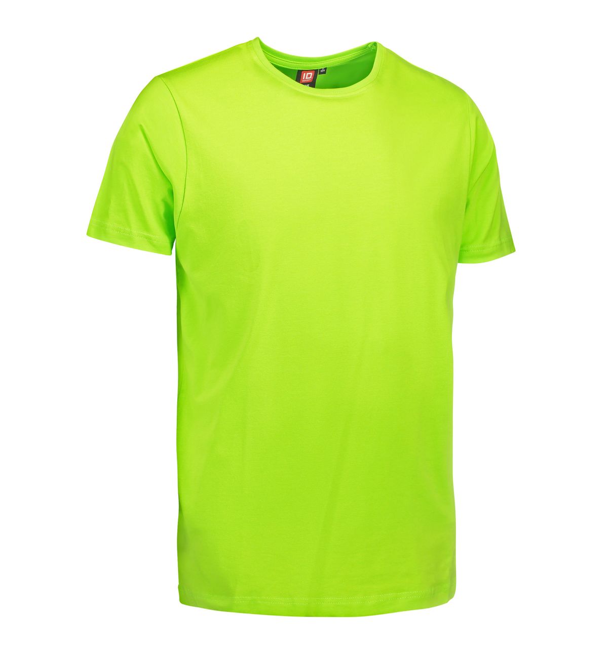 Stretch t-shirt til mænd i lime - L