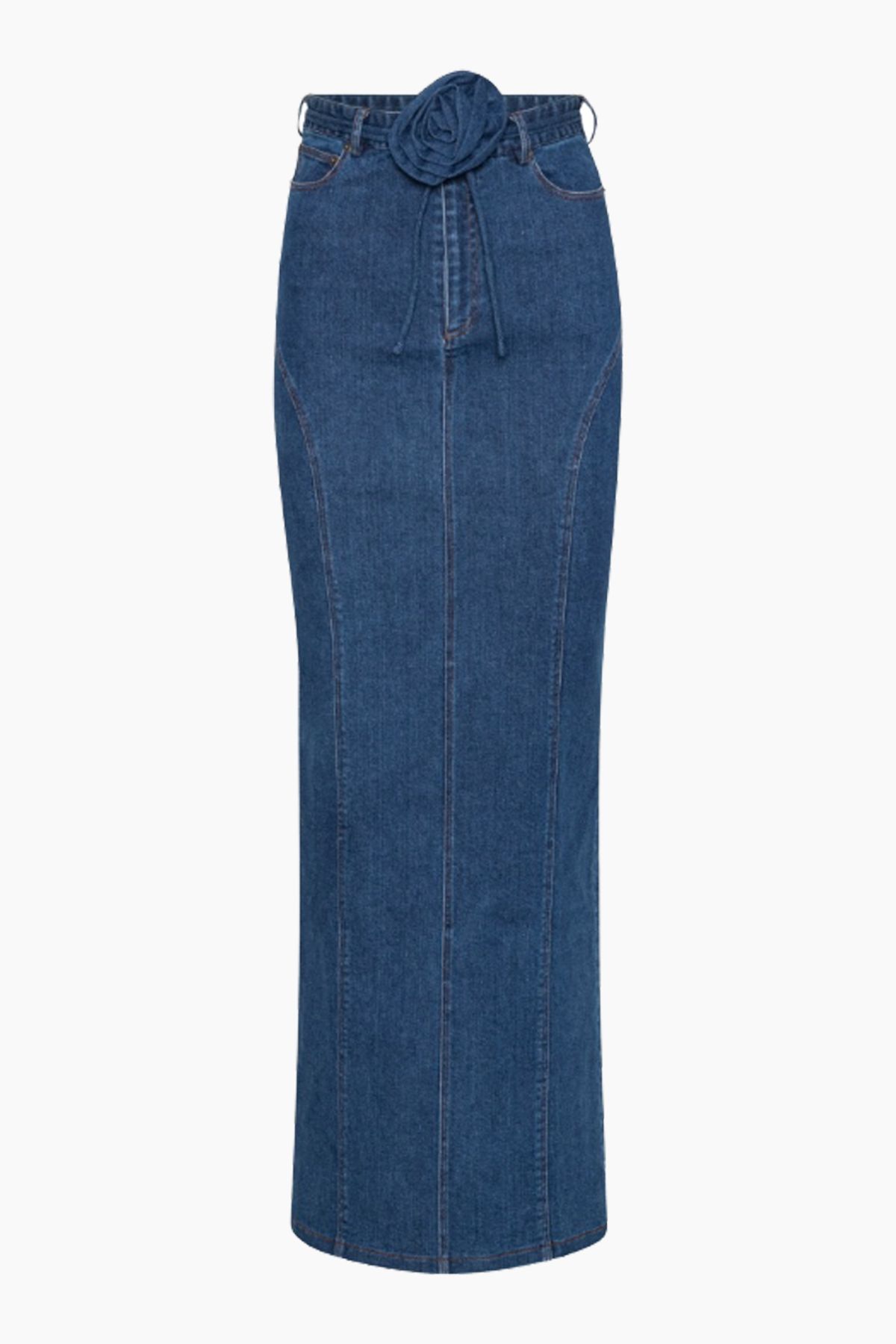 Stretchy Maxi Skirt - Orion Blue - ROTATE - Blå L