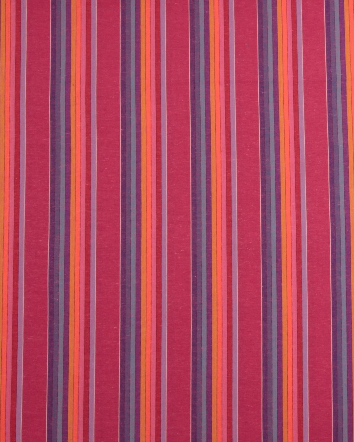 Striber, lilla/cerise, rød/orange - Bomuld/polyester - 20% bomuld, 80% Polyester