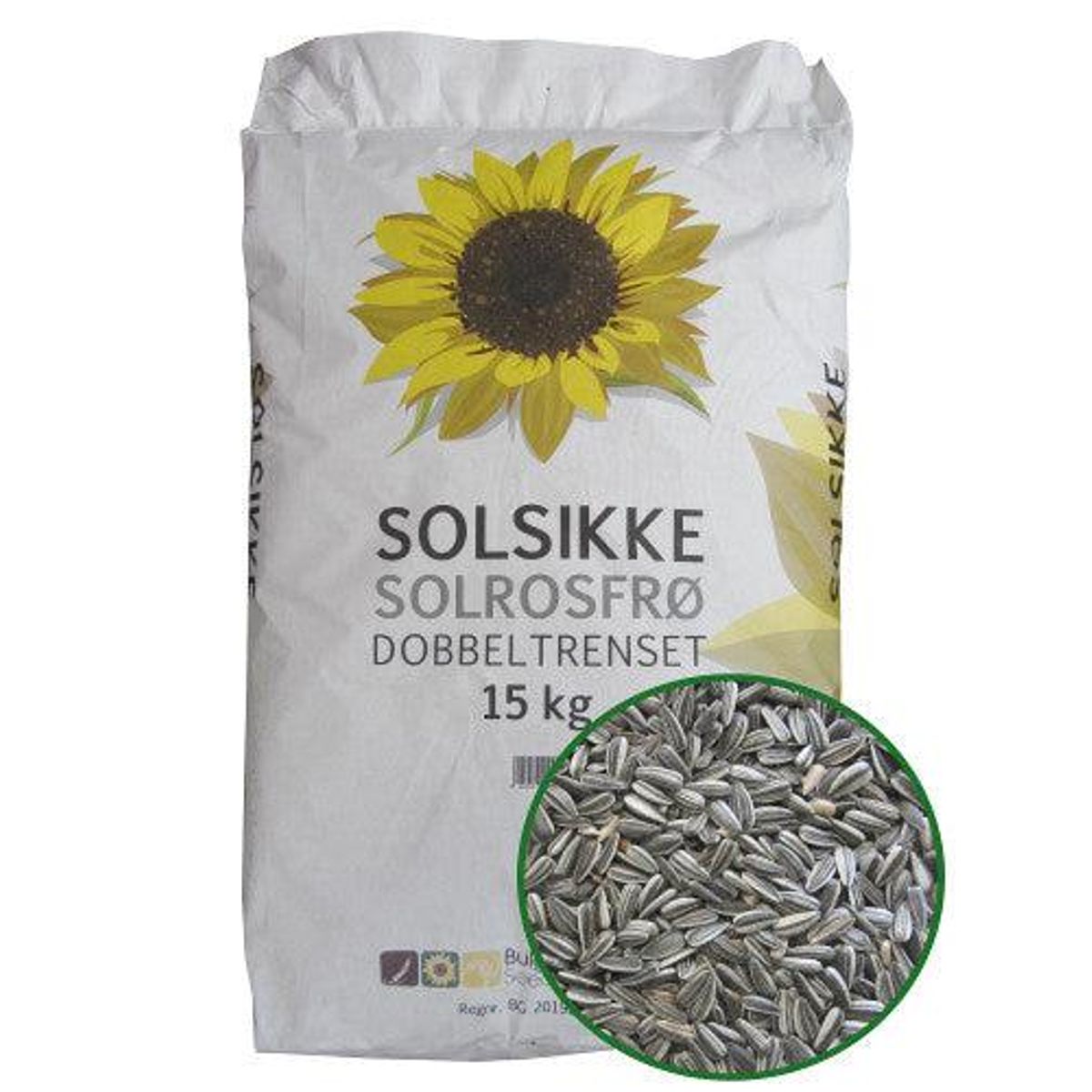 STRIBET SOLSIKKE - 15 KG