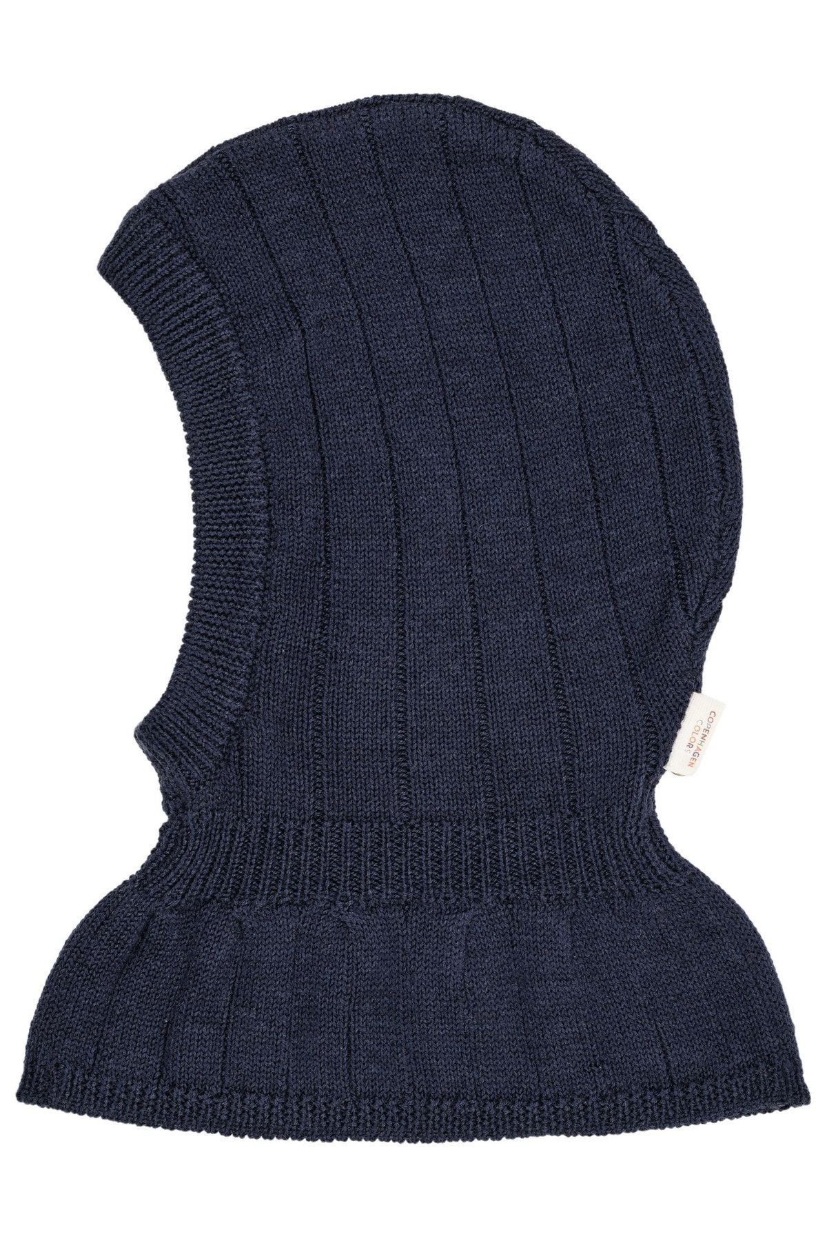 STRIKKET UNISEX ELEFANTHUE I MERINOULD - NAVY - NAVY / 48-50/9M-3Y