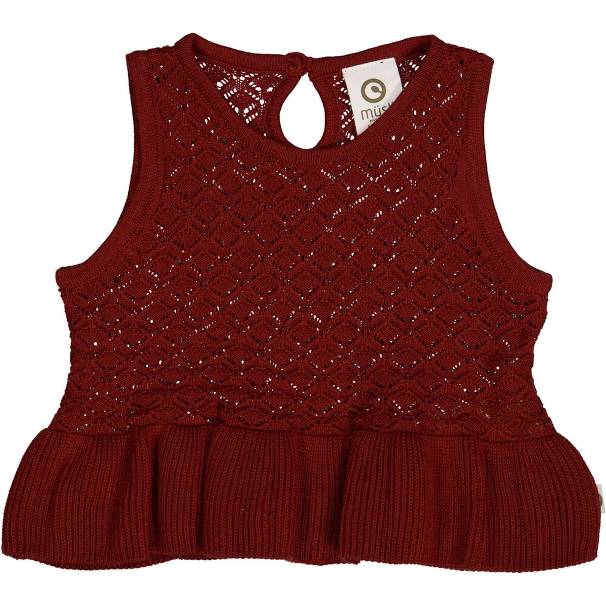 Strikket vest - Russet - 68