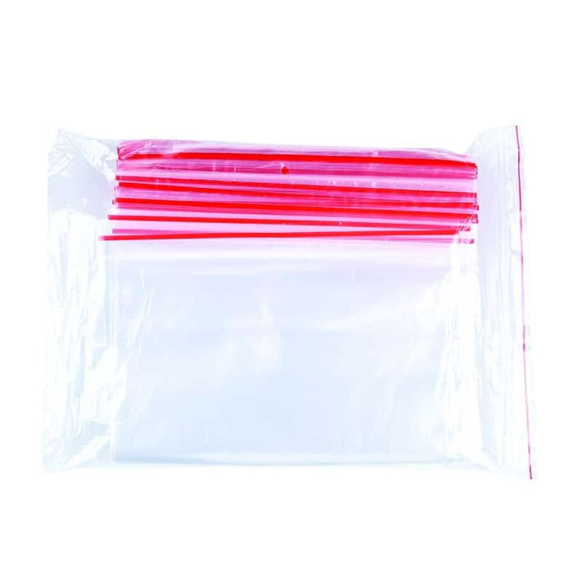 String bag transparent 200x300mm LDPE.