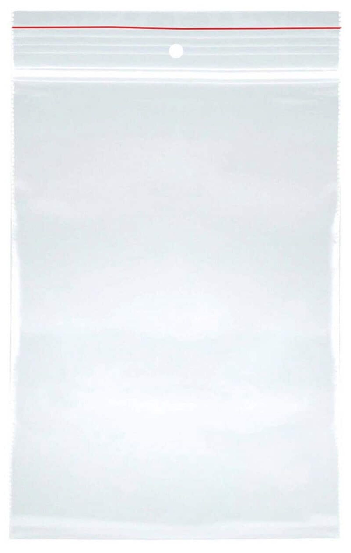 String bag transparent LDPE 200x250mm.