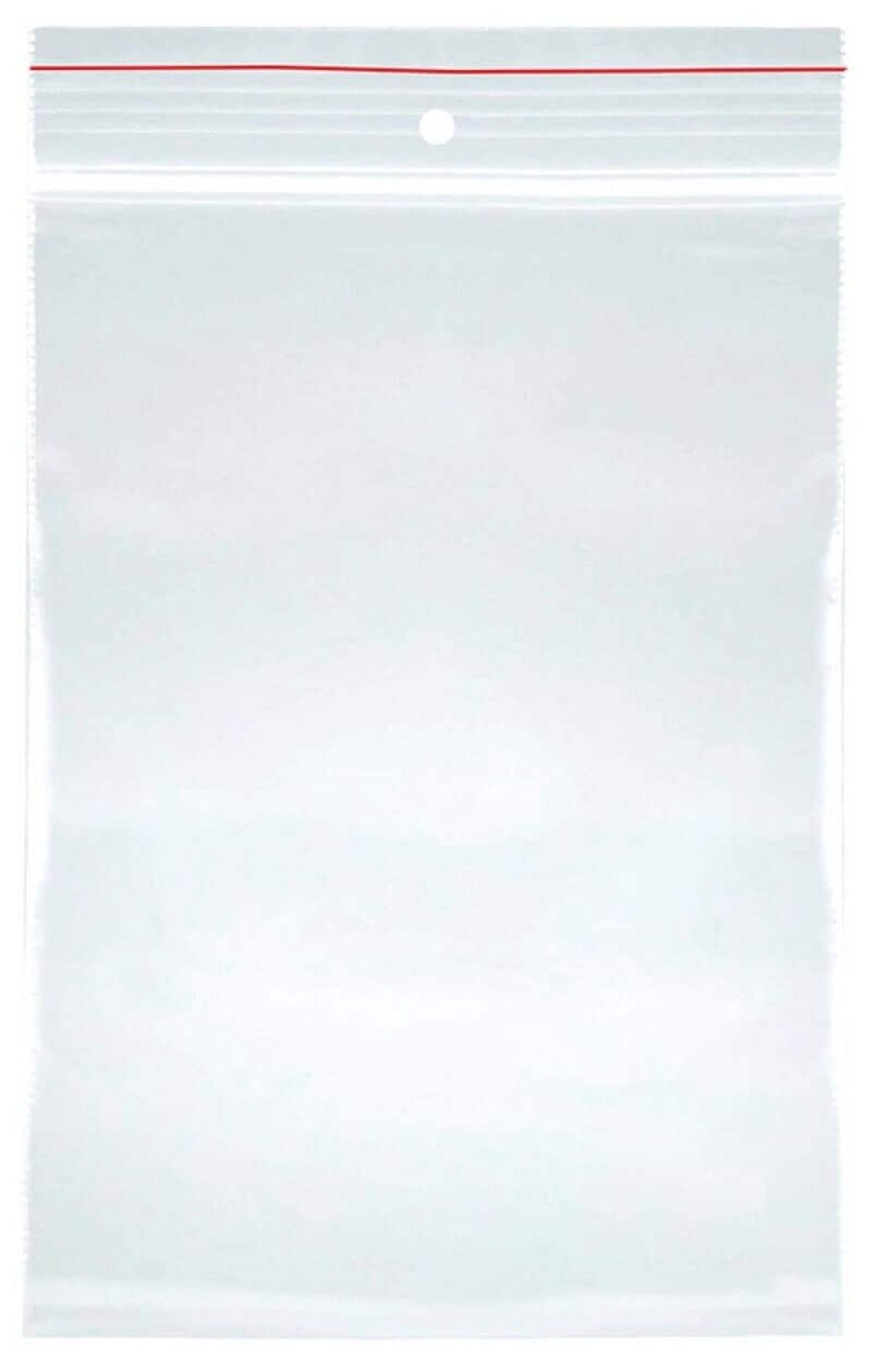 String bag transparent LDPE 215x300mm.