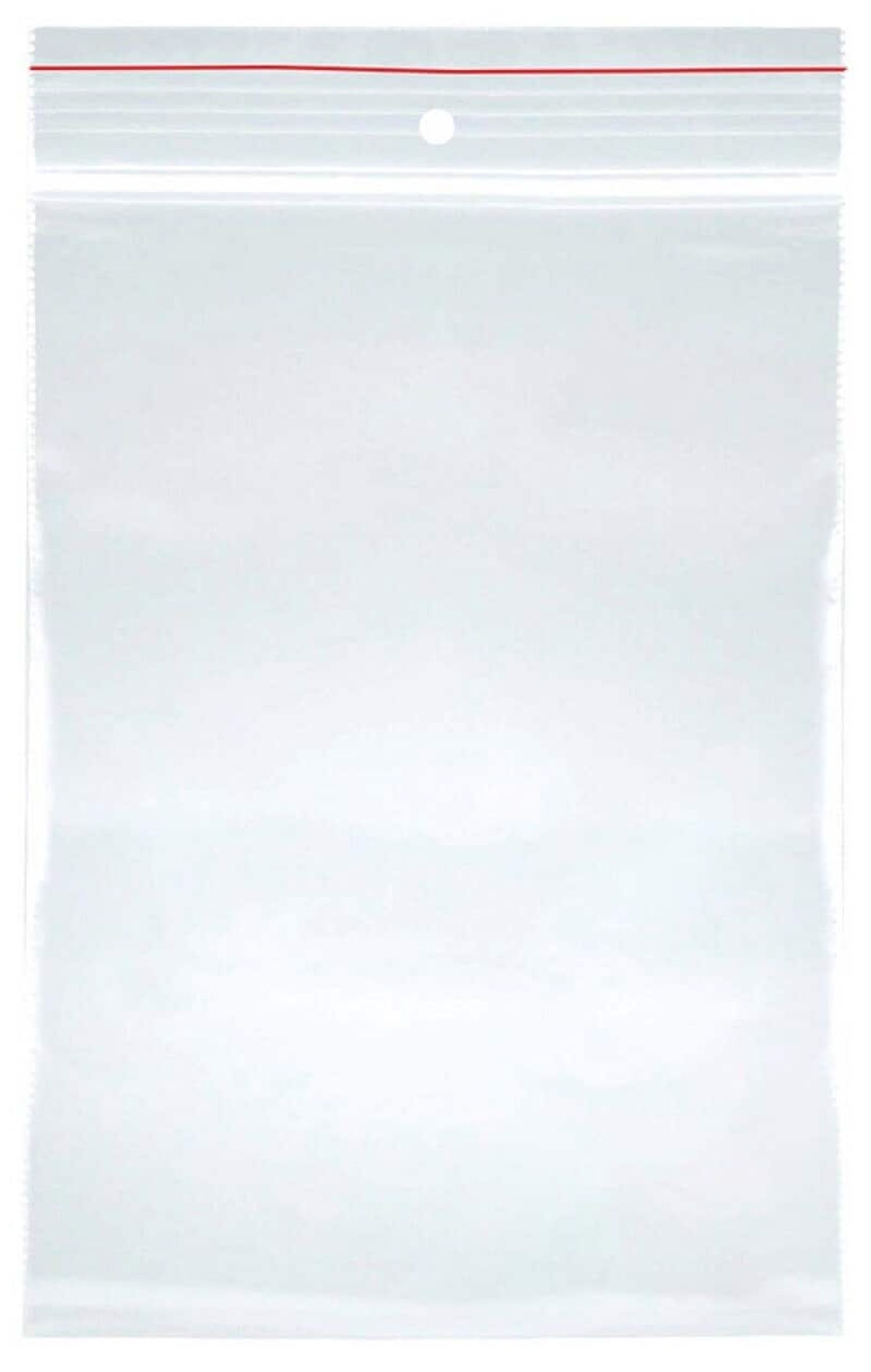 String bag transparent LDPE 220x280mm.