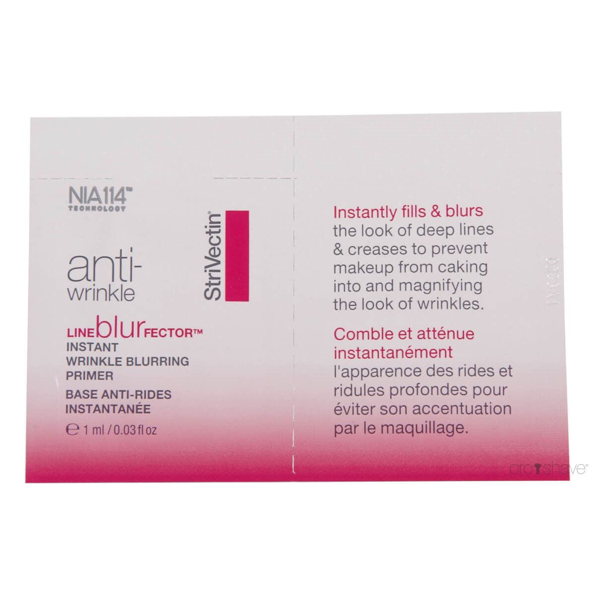 StriVectin Instant Wrinkle Blurring Primer, Anti-Wrinkle, SAMPLE, 1 ml.