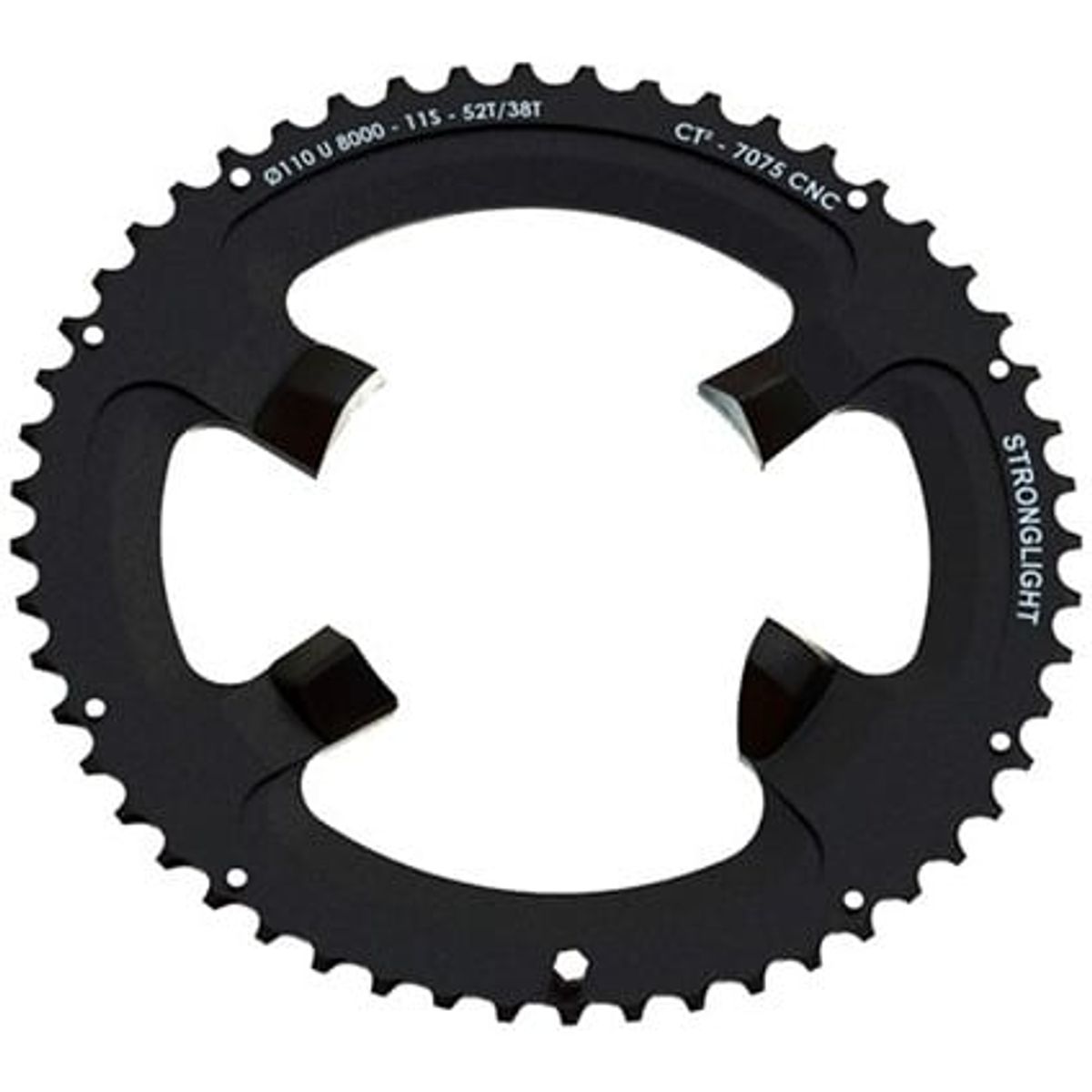 STRONGLIGHT Chainring Ø110 mm (Shimano Asymmetric) Inner (double) 34T 4 holes