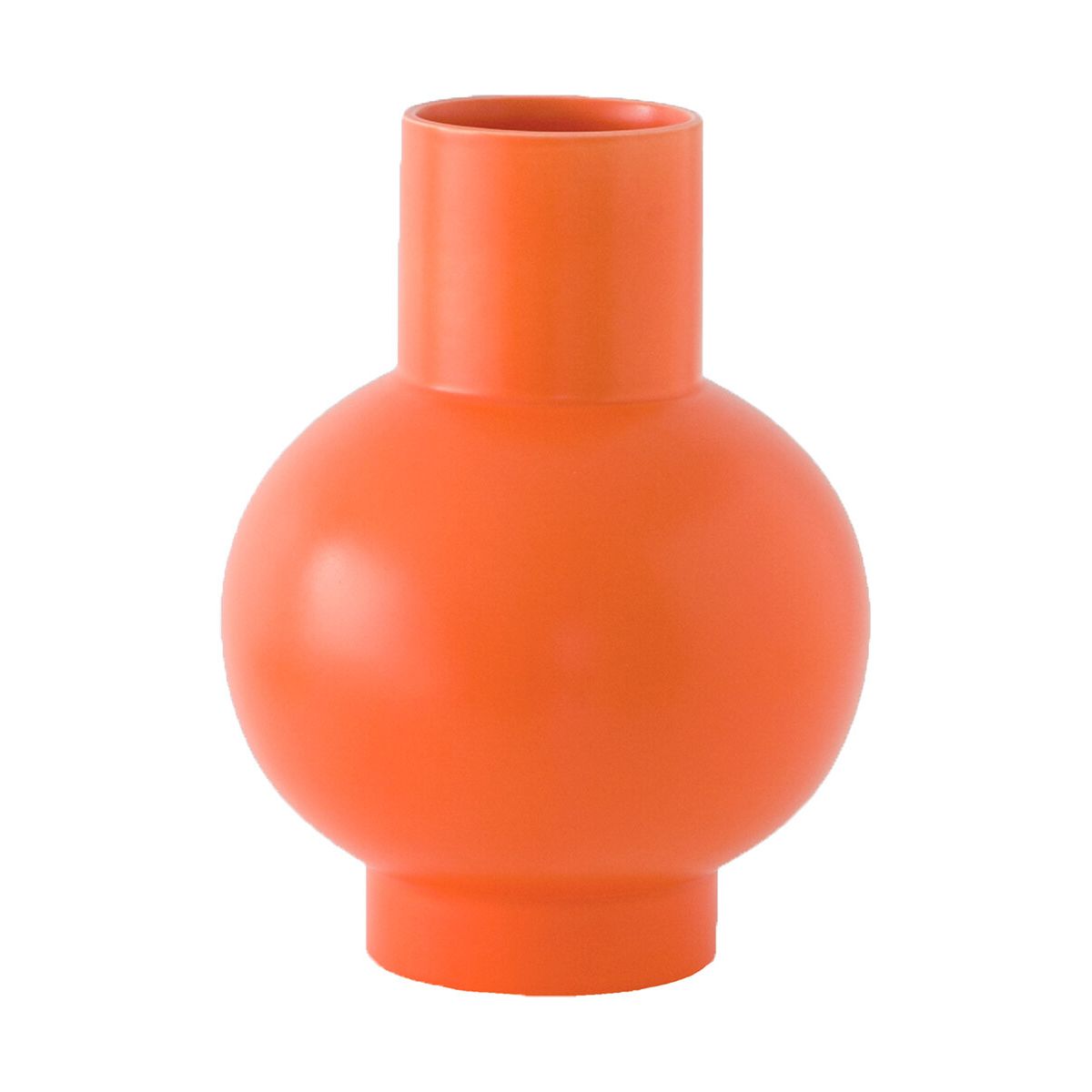 Strøm Vase, vibrant orange fra raawii (XL)