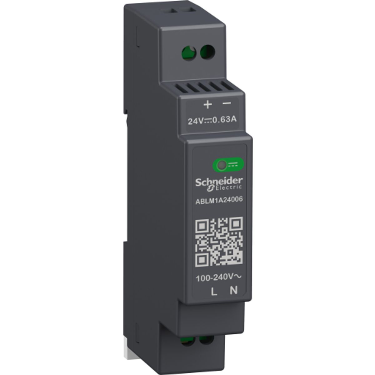 Strømforsyning Switch Mode 24V DC 0,6A modular, ABLM1A24006