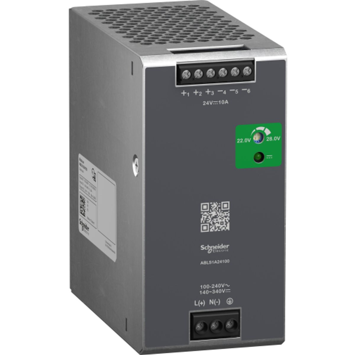 Strømforsyning Switch Mode 24V DC 10A 1F, optimized, ABLS1A24100