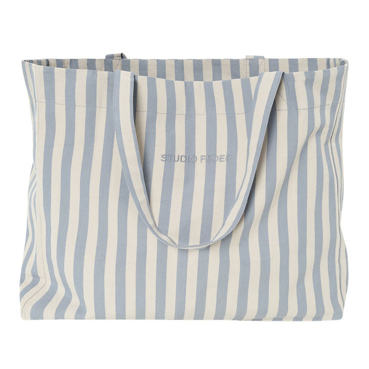 Studio Feder Shopper - Hanna - Canvas - Pale Blue Stripe