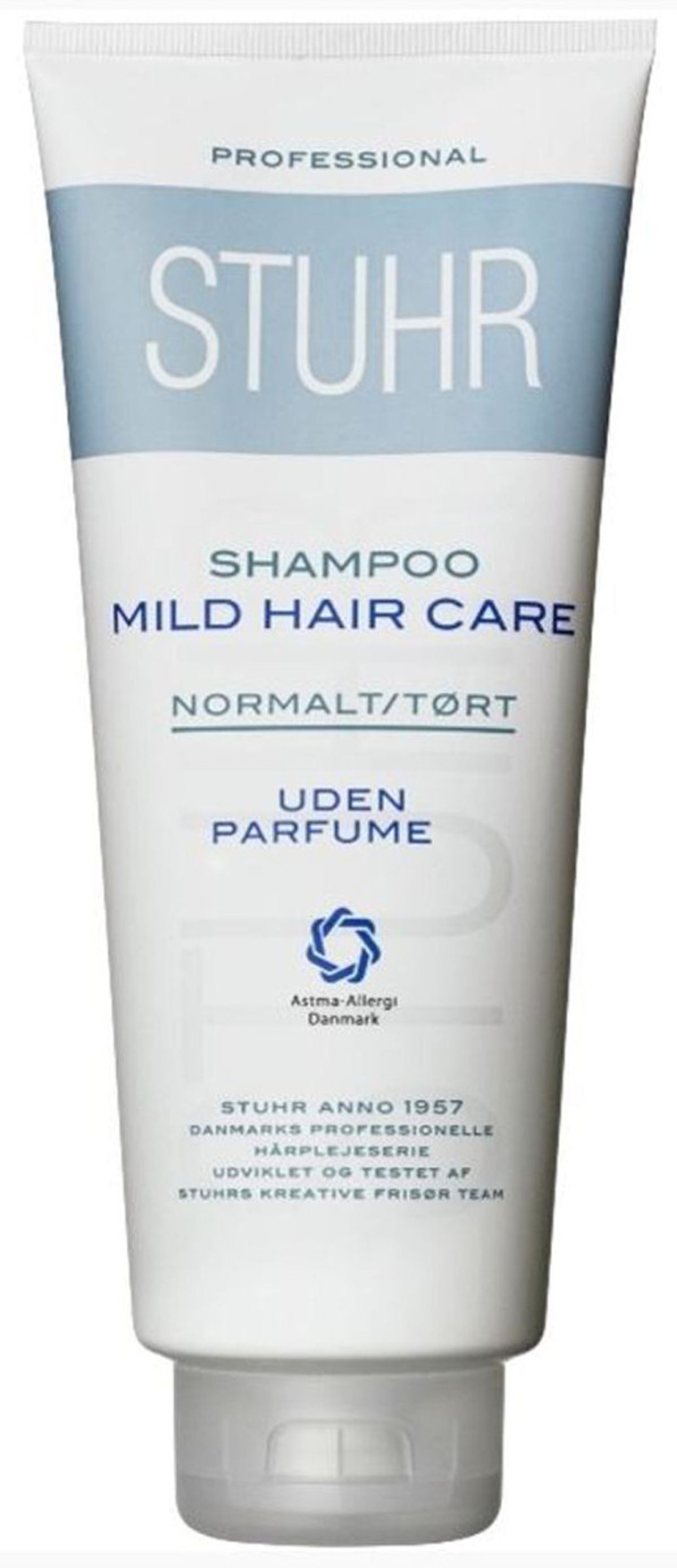 Stuhr professionel shampoo mild hair care uden parfume 350ml