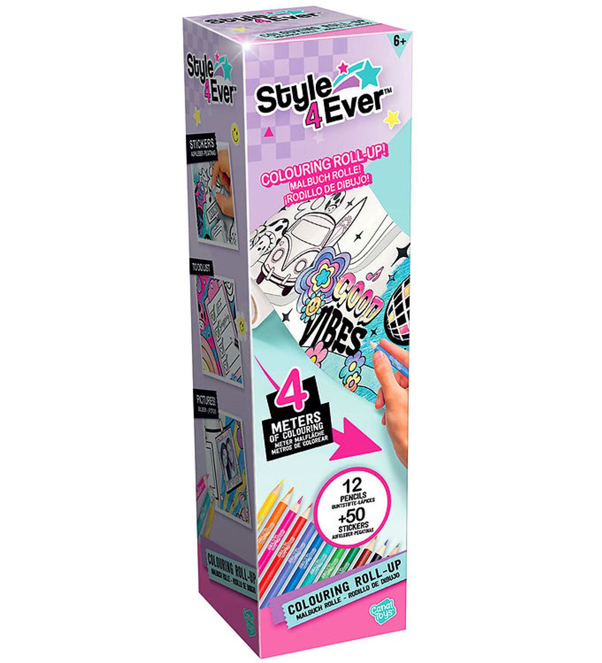 Style 4 Ever Colouring Roll-up - 4 meter