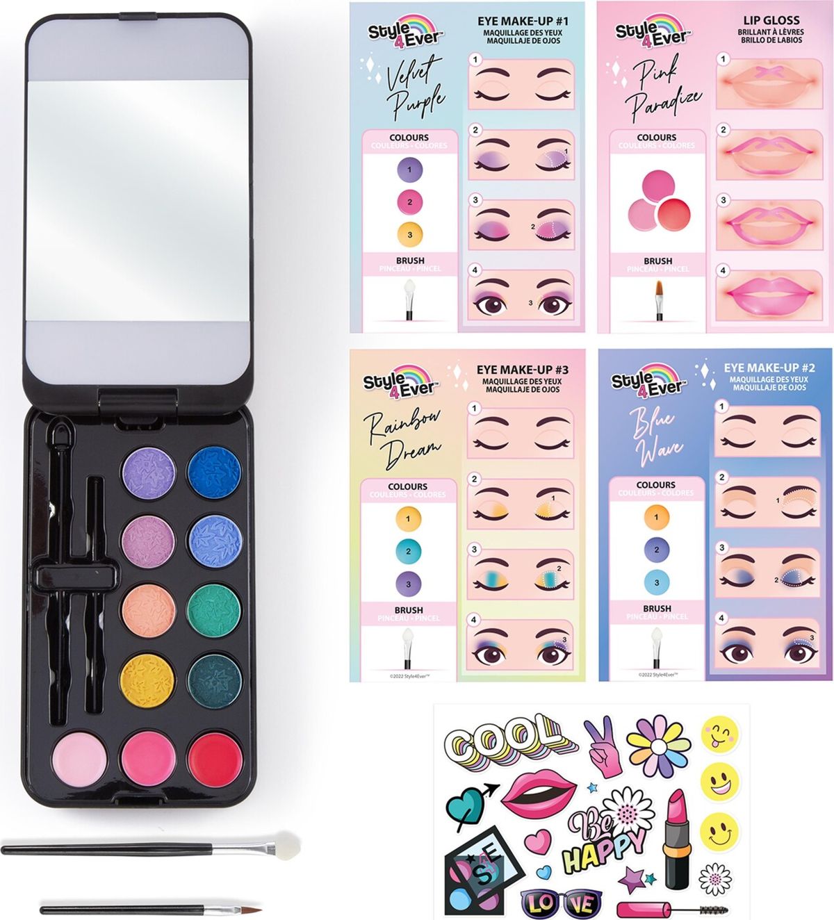 Style 4 Ever - Led Make Up Case Mini Med Lys - Makeup Til Børn