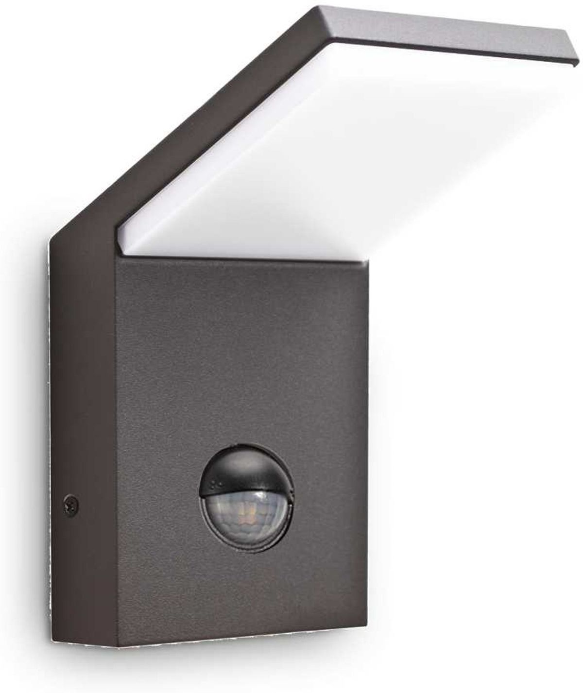 Style, Udendørs væglampe, LED 9,5W, LED, antracit/3000 kelvin, aluminium, metal, L100xH170xB105mm