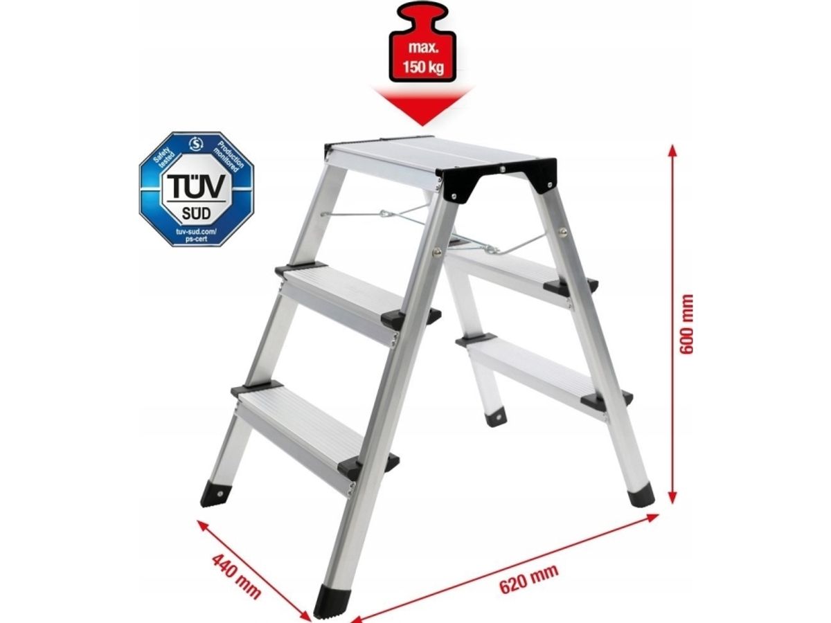 Stående Aluminiumsstige Ks Tools