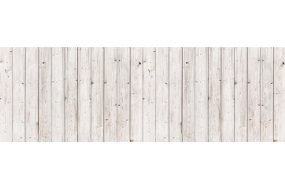 Stænkfolie til køkken - Old White Wooden Wall