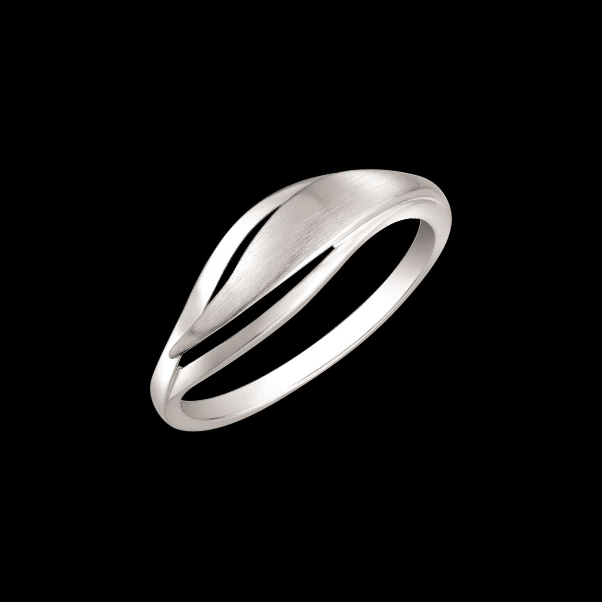 Støvring Design Rhodineret Sølv Ring 12237071