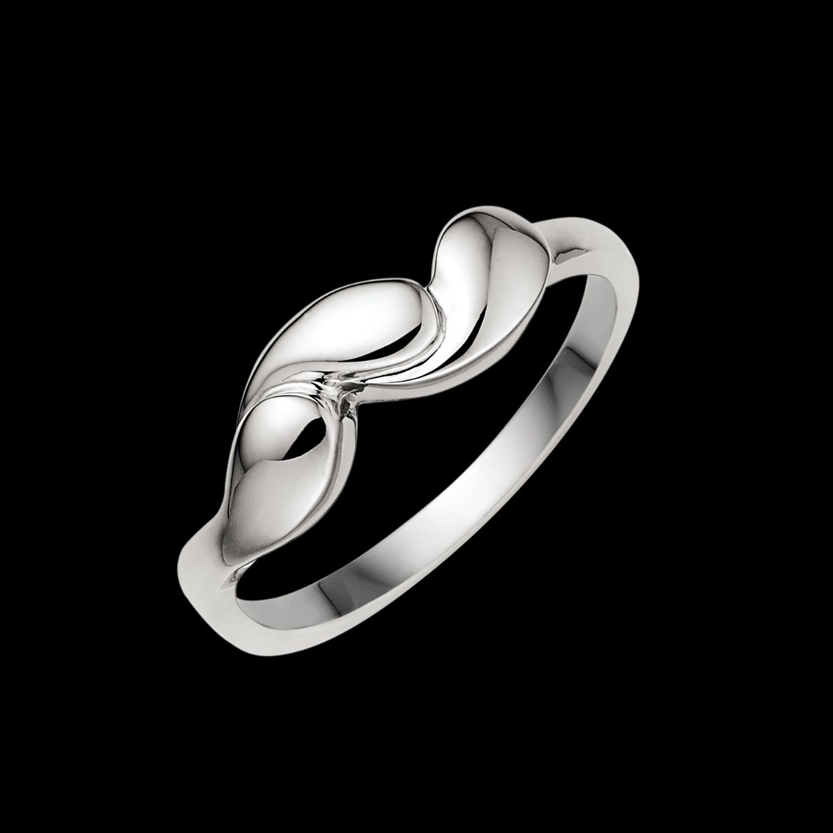 Støvring Design Ring i Rhodineret Sølv 12223591