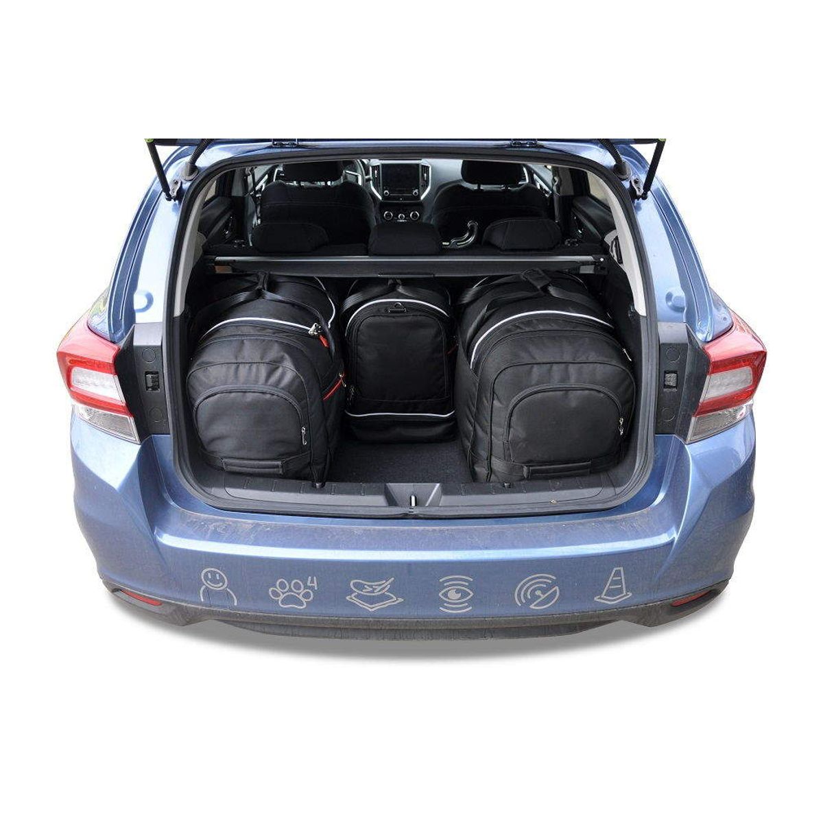 SUBARU IMPREZA 2017+ CAR BAGS SET 4 PCS