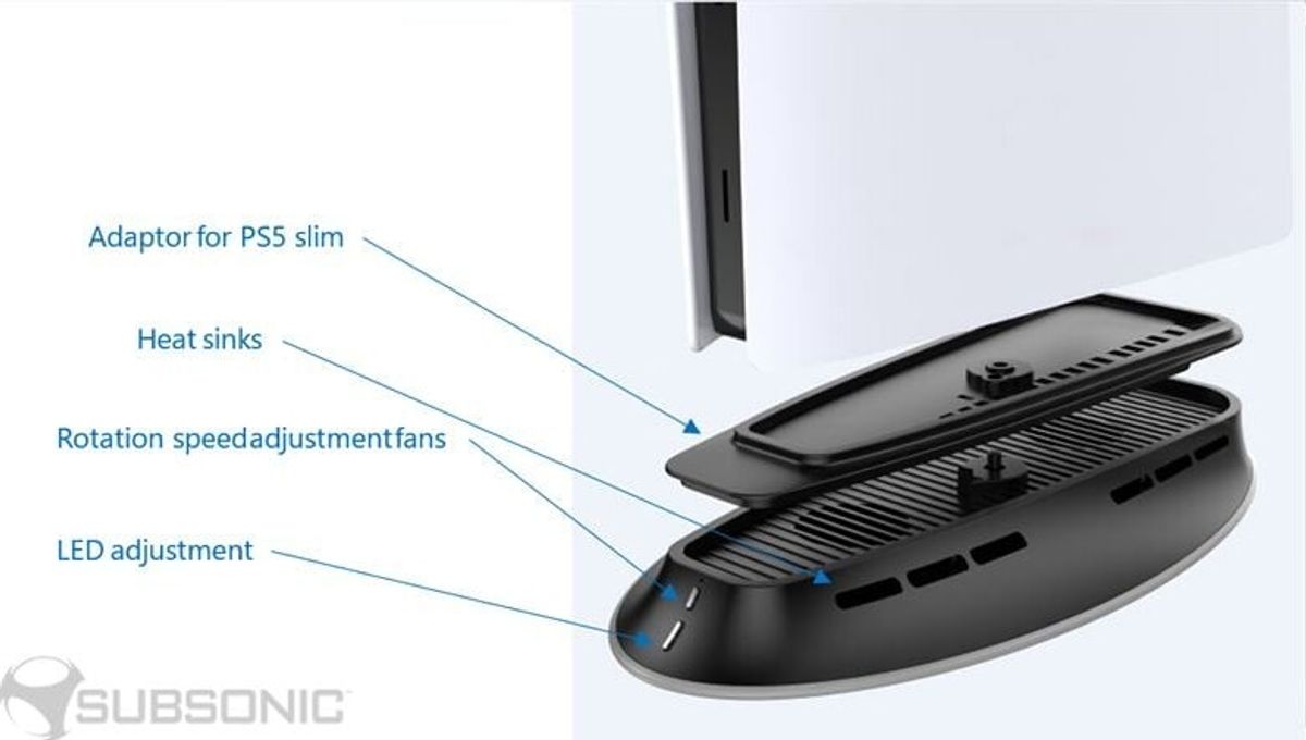 Subsonic Cooling Led Stand - Ps5/ps5 Slim