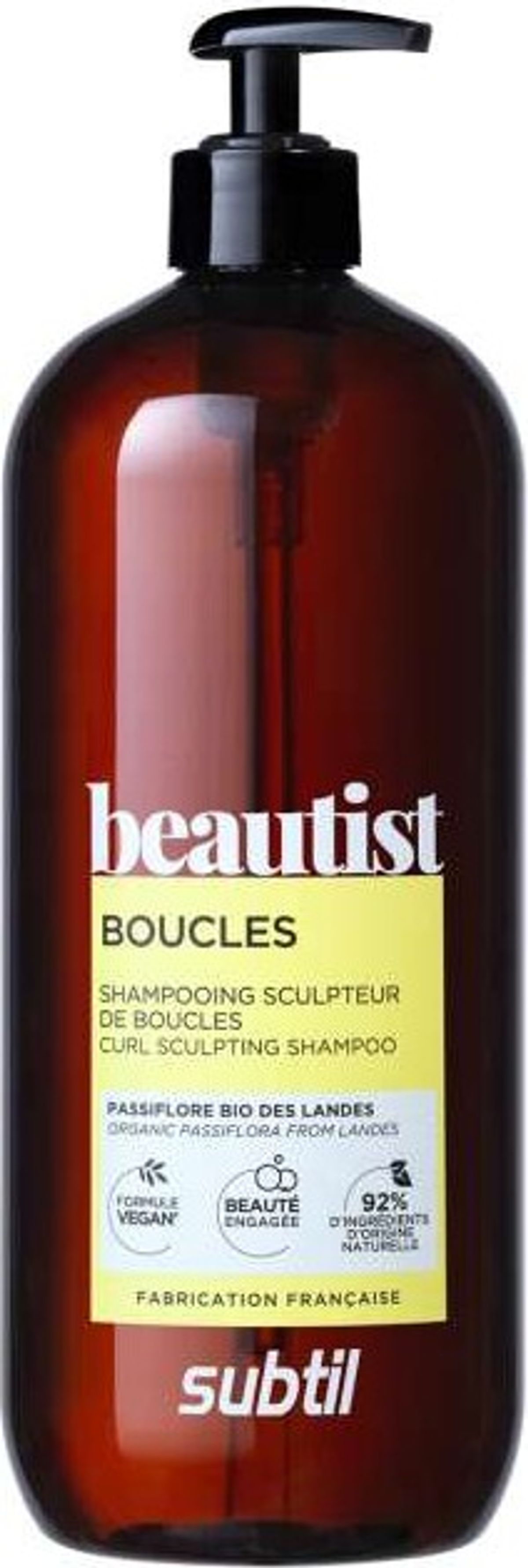 Subtil Beautist - Curl Sculpting Shampoo - Organic Passiflora 950 Ml