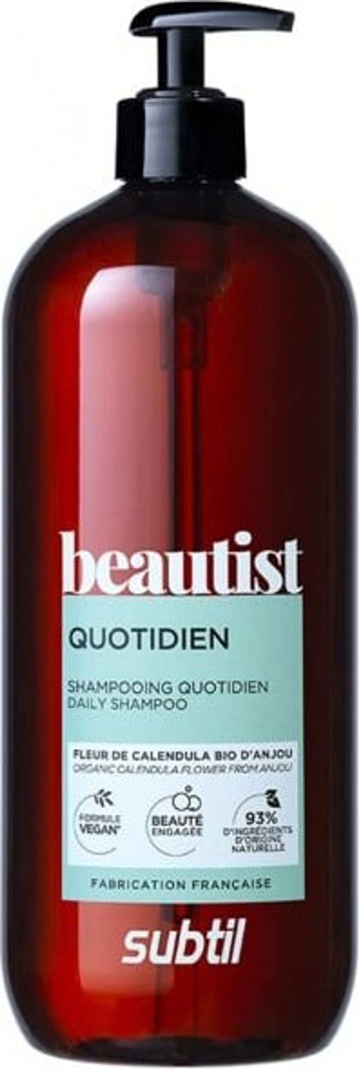 Subtil Beautist - Daily Shampoo - Organic Calendula Flower 950 Ml