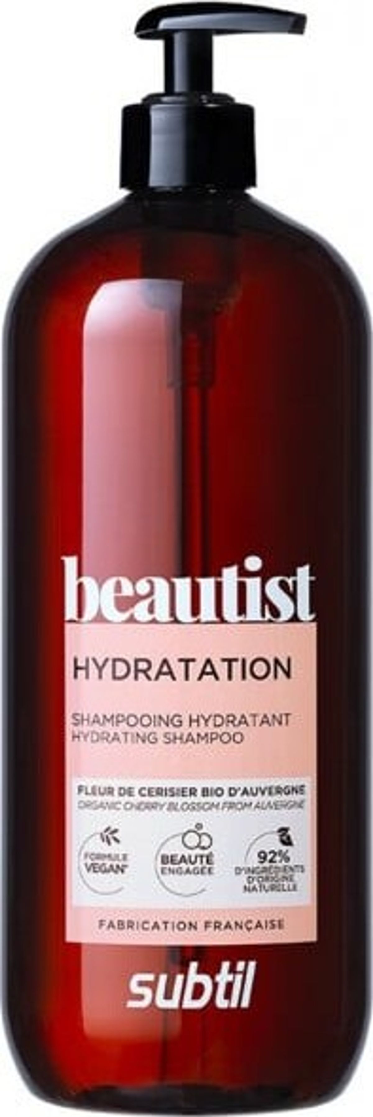 Subtil Beautist - Hydrating Shampoo - Organic Cherry 950 Ml