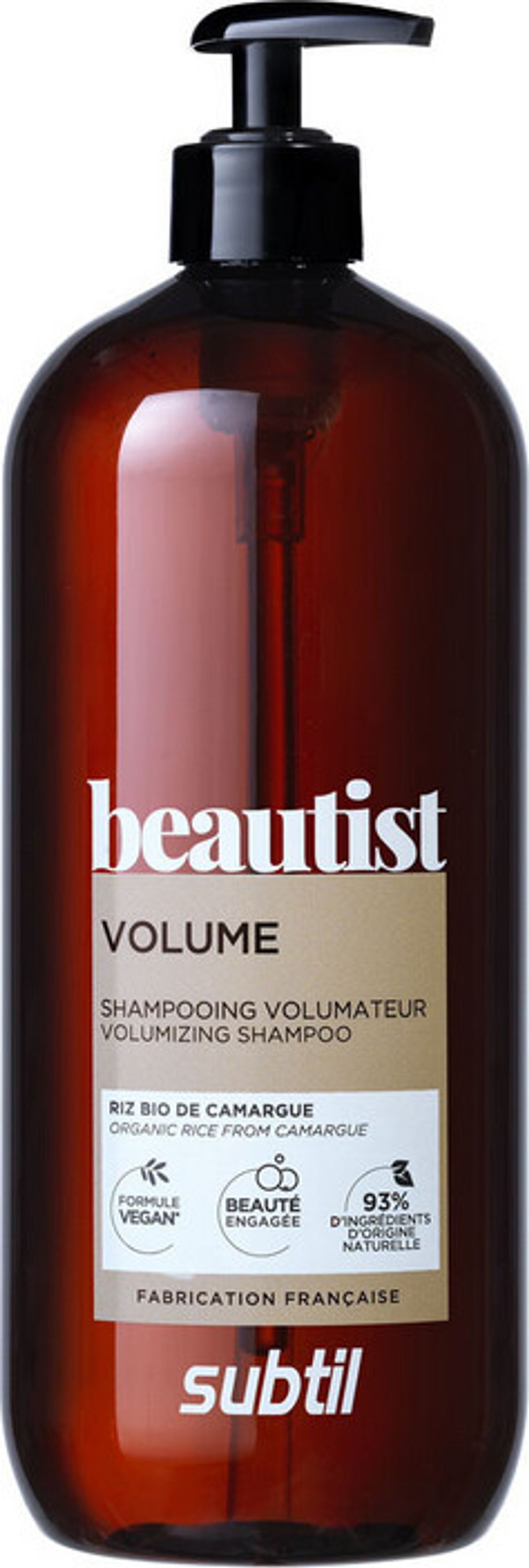 Subtil Beautist - Volumizing Shampoo - Organic Rice 950 Ml