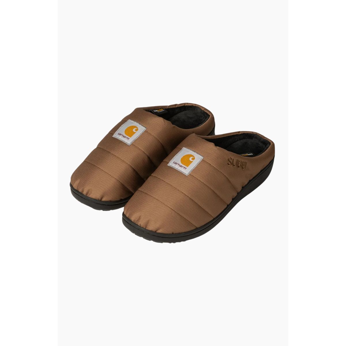 Subu x Carhartt WIP Cordura Slippers - Hamilton Brown - Carhartt WIP - Brun 35/36