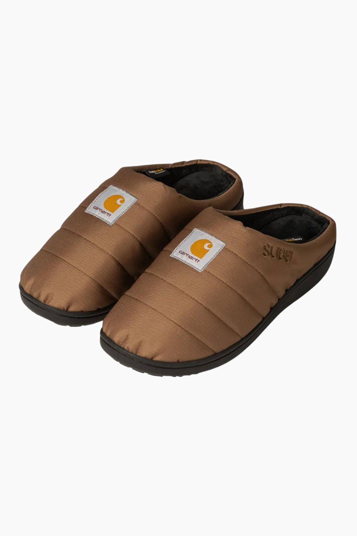 Subu x Carhartt WIP Cordura Slippers - Hamilton Brown - Carhartt WIP - Brun 37/38