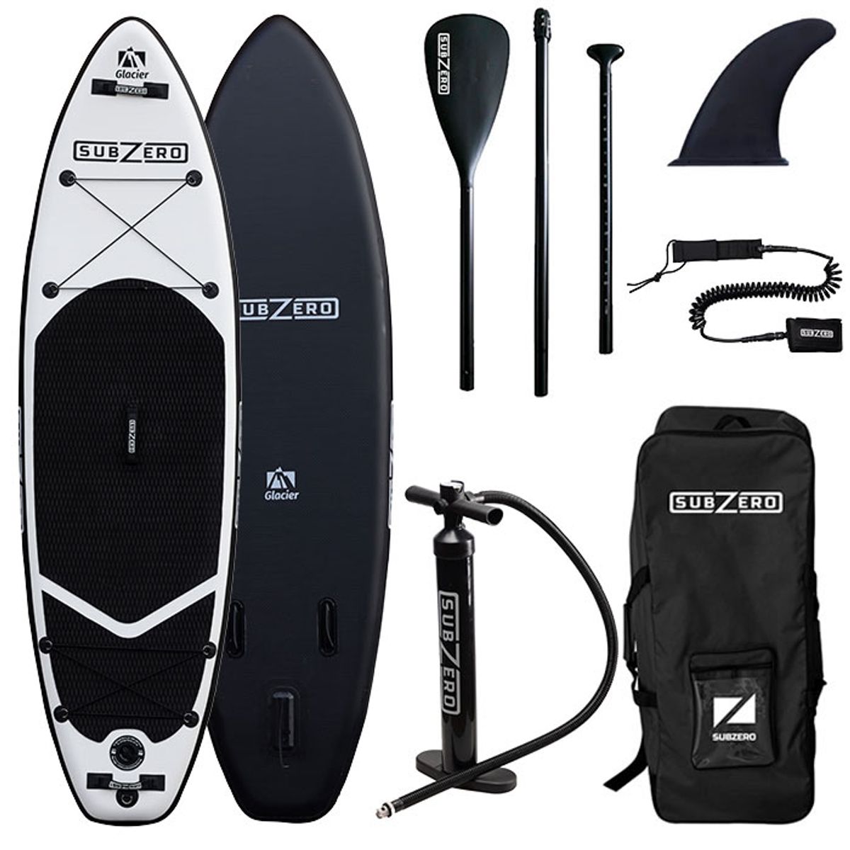 Subzero Glacier - Allround PaddleBoard 10'6" - Komplet SUP Pakke