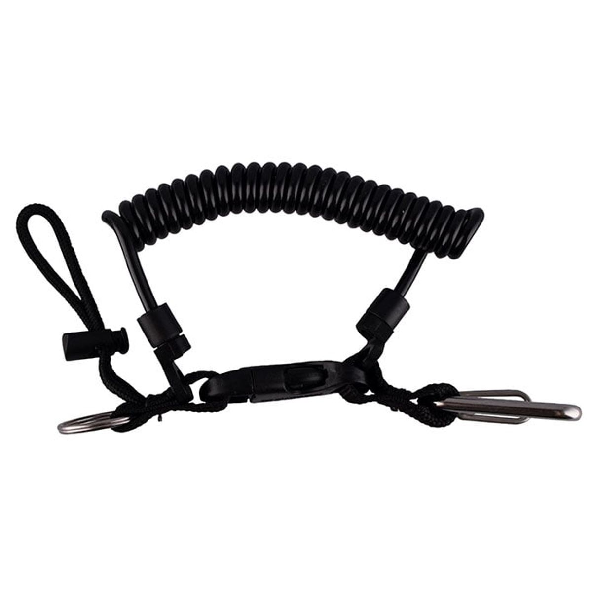 Subzero Lanyard med Clips - 2 farver-Sort