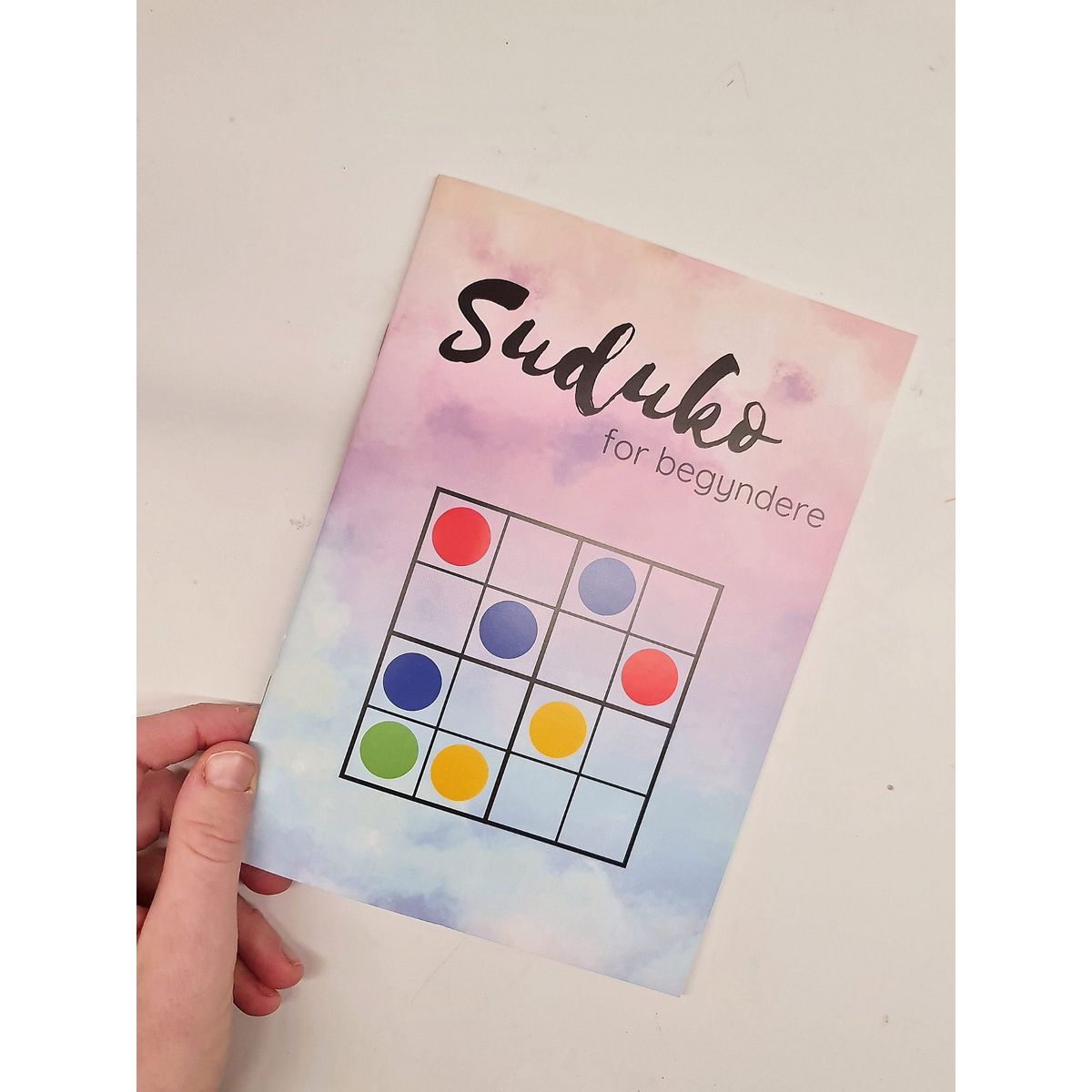 Sudoku for begyndere, 4x4 med farver - Printet hæfte