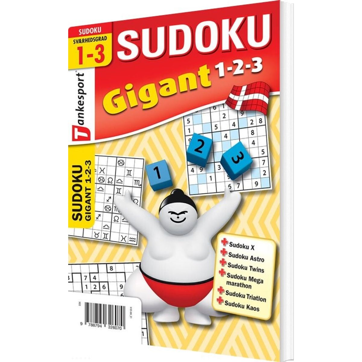 Sudoku Gigant 1,2,3 - Keesing - Bog