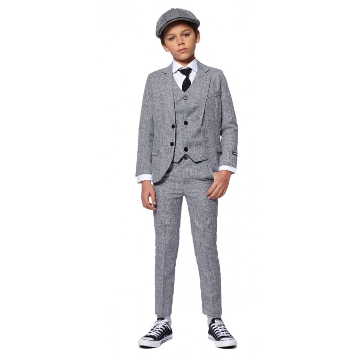 Suitmeister Boys 20's Gangster Grey L