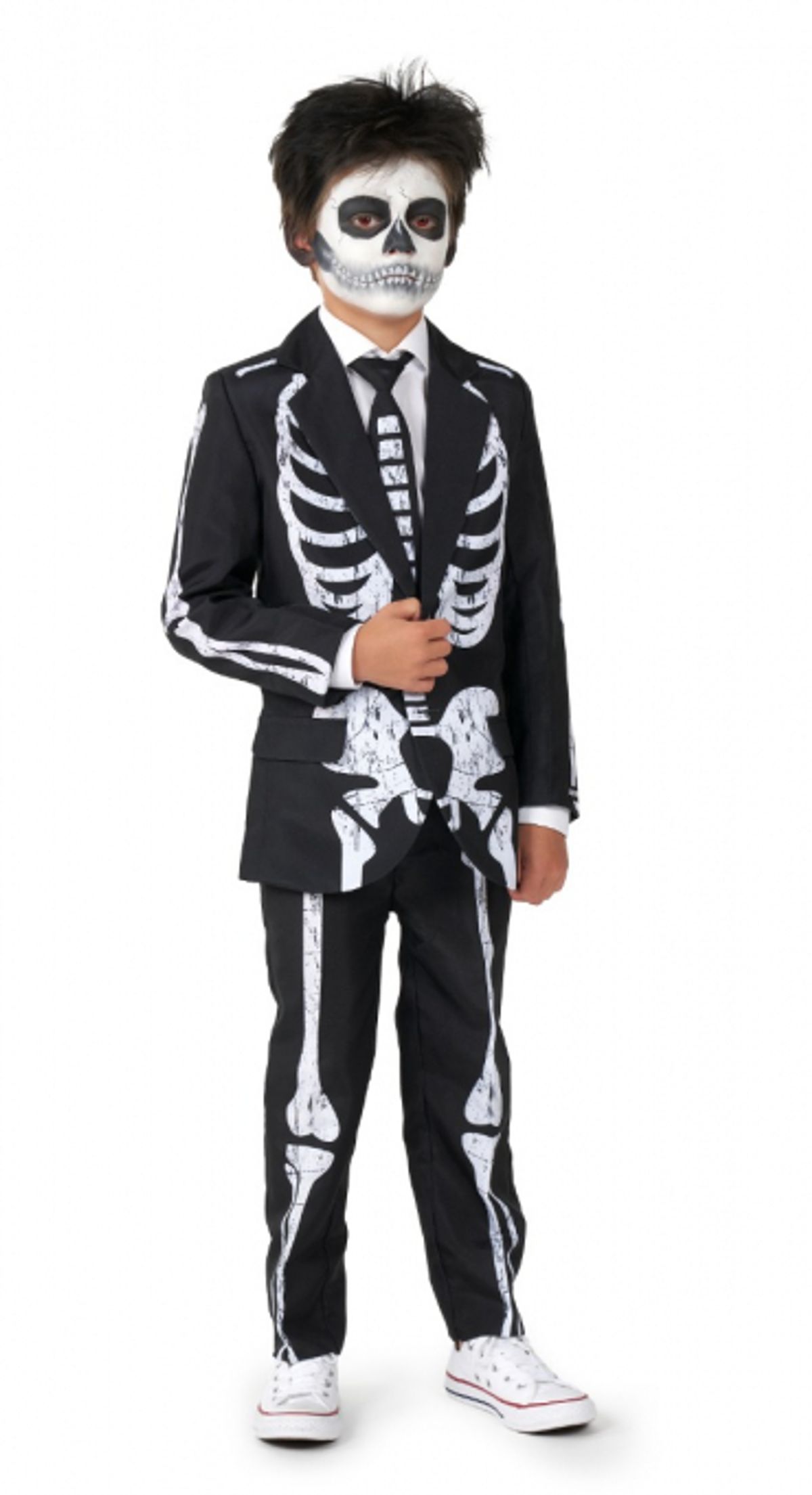 Suitmeister Boys Skeleton Grunge Black S