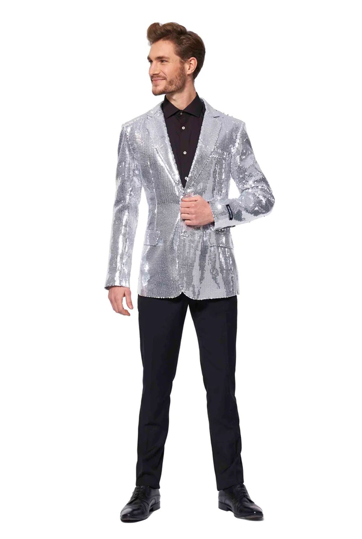 Suitmeister - Sequins Silver Blazer EU46