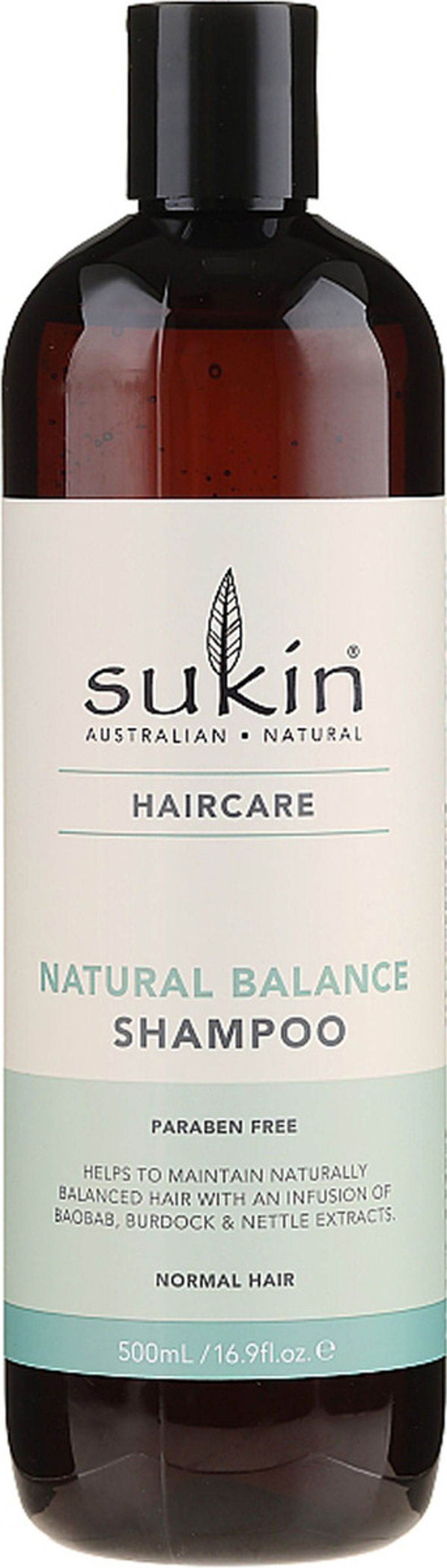 Sukin australian natural haircare natural balance shampoo normal hair 500ml