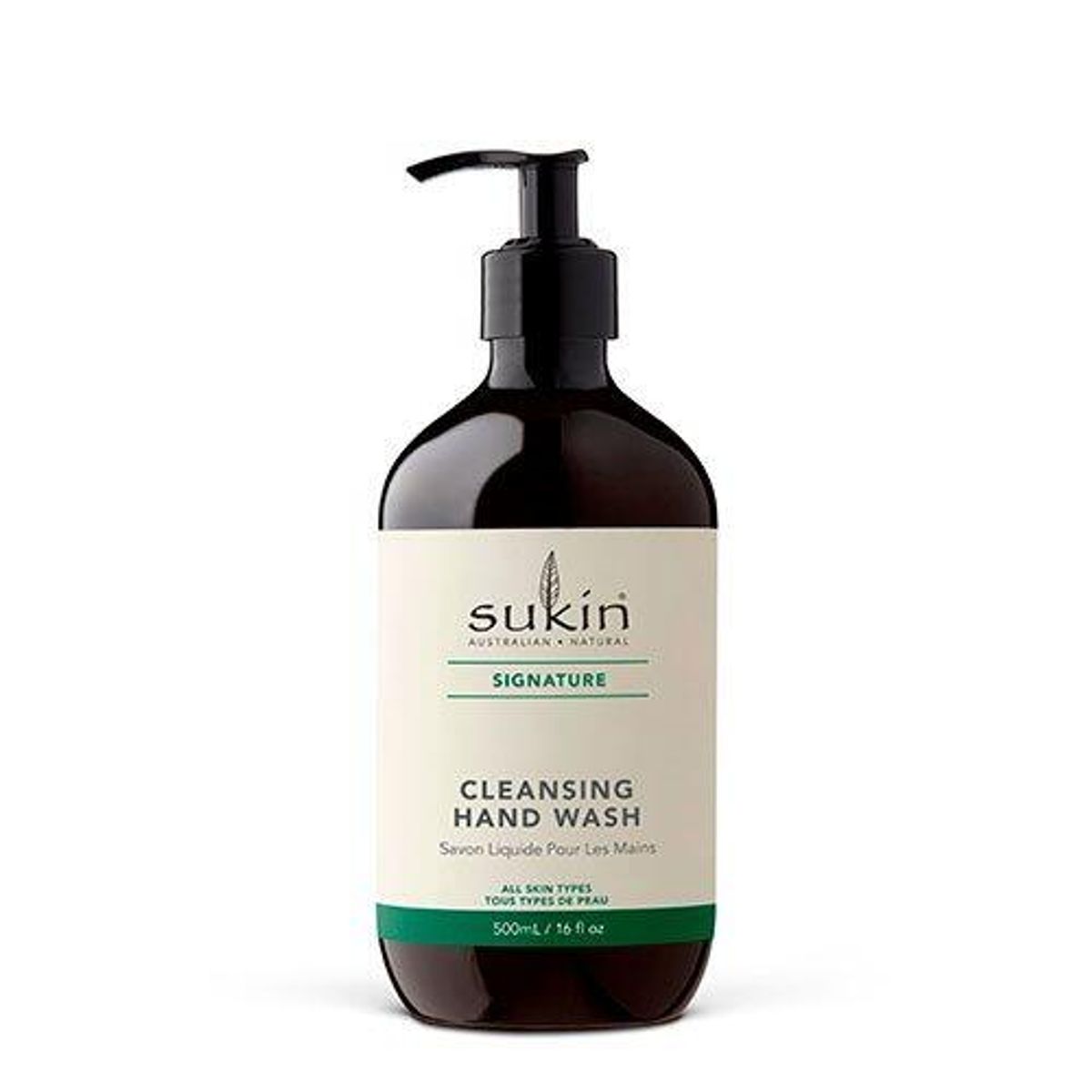 Sukin Hand Wash Cleansing Signature, 500ml.