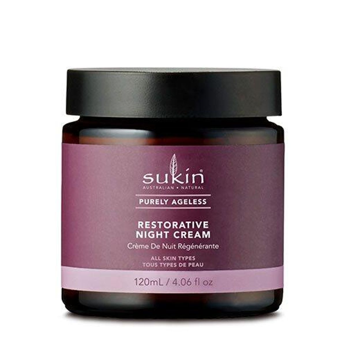 Sukin Night Cream Restorative Purely Ageless, 120ml.