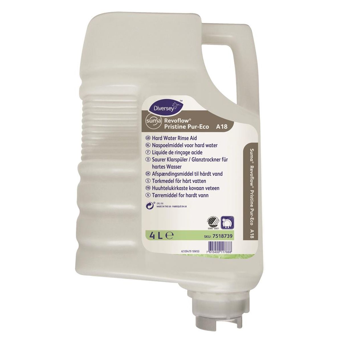 Suma Revoflow Pristine Pur-Eco A18 afspændingsmiddel 4 L