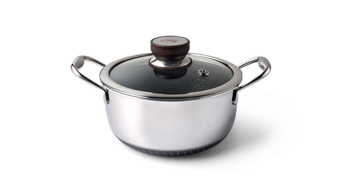 Sumisu - Fusion Non-stick Gryde 2,8 Liter (20 cm) med låg - Ildfast op til 300 grader - Tåler Opvaskemaskine - Tåler Metalredskaber - Til induktion og gas