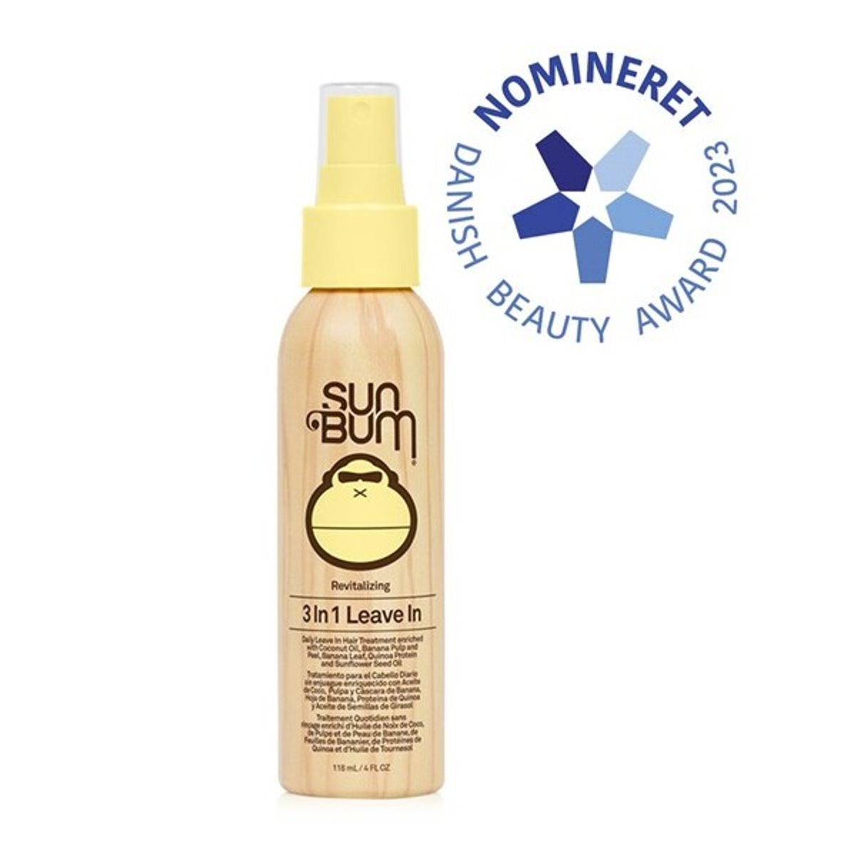 SUN BUM, Revitalizing 3 i 1 Leave in Conditioner, 118 ml.