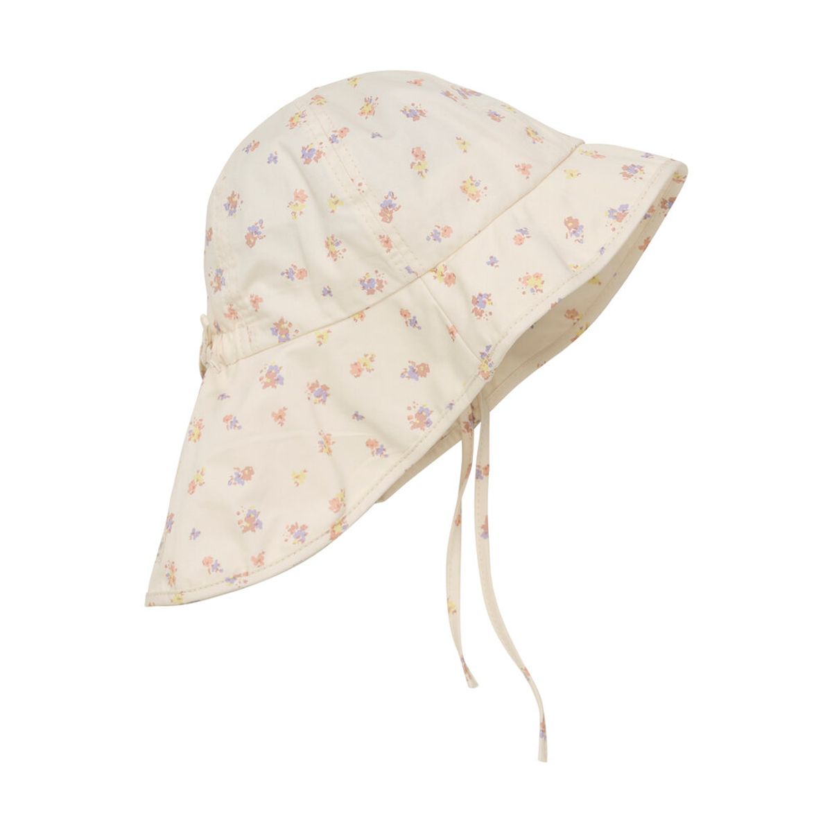 Sun Hat m. String - Eggnog - 4-6 ÅR