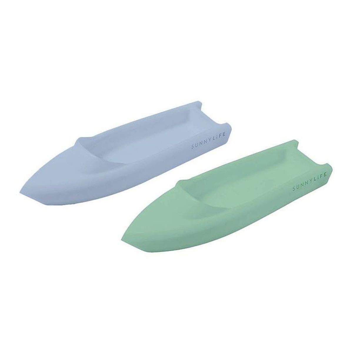 SunnyLife Badelegetøj - Både - 2-pak - Silicone Boats - Blå/Grø