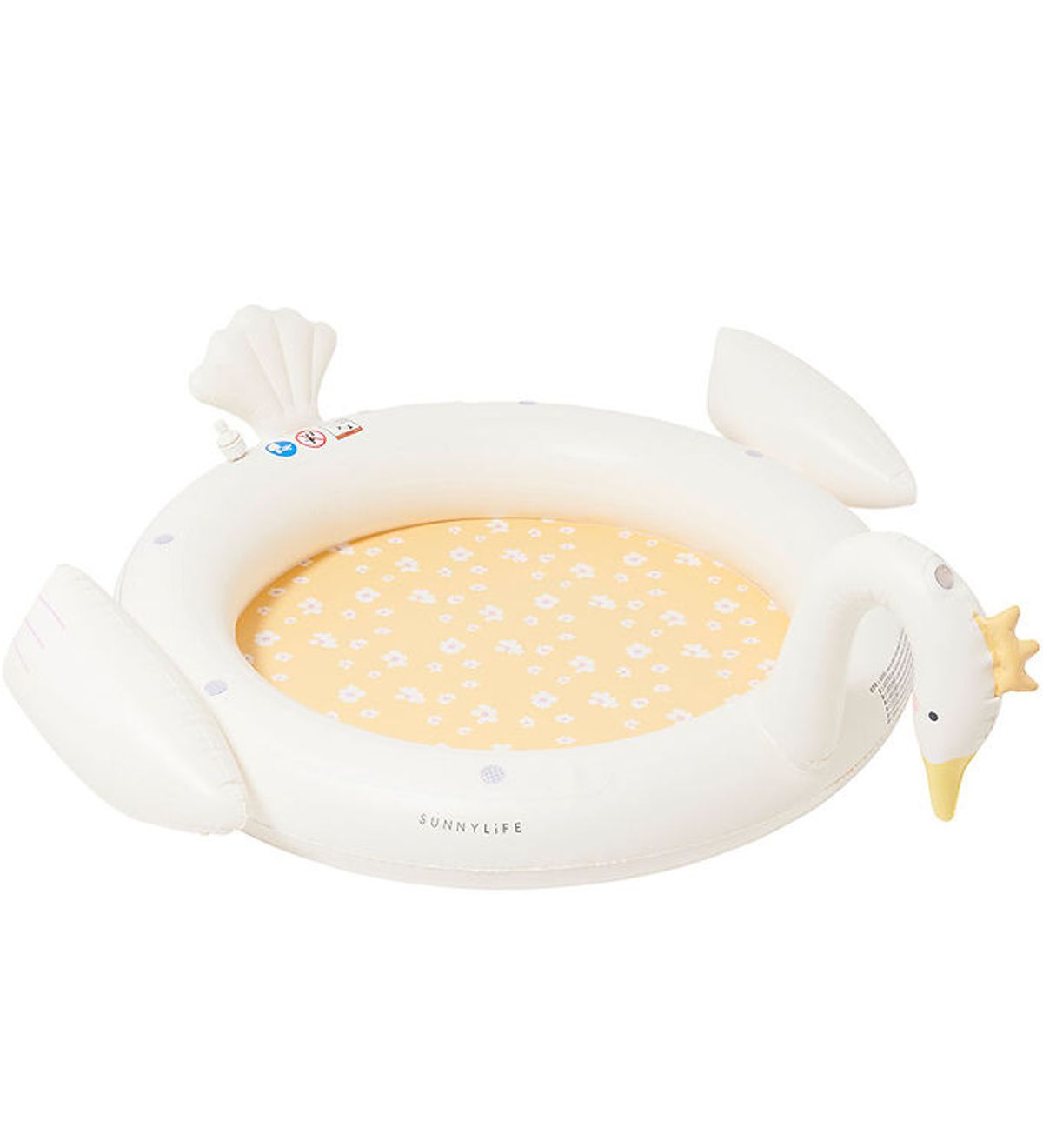 SunnyLife Sprinklermåtte - 135x120 cm - Princess Swan - Multi