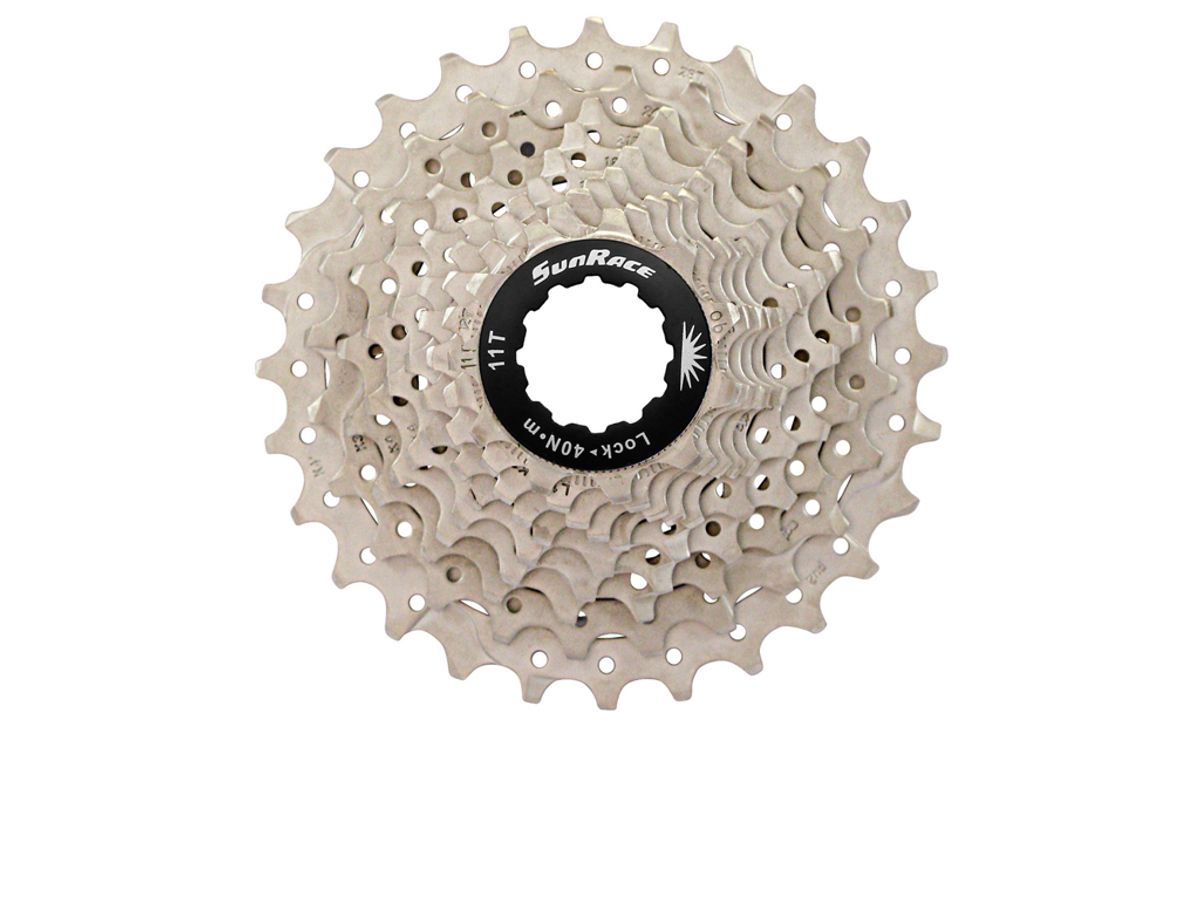 Sunrace CSRS0 - Kassette 10 gear - 11-28 tands - Road - Til Shimano eller Sram - Metallic