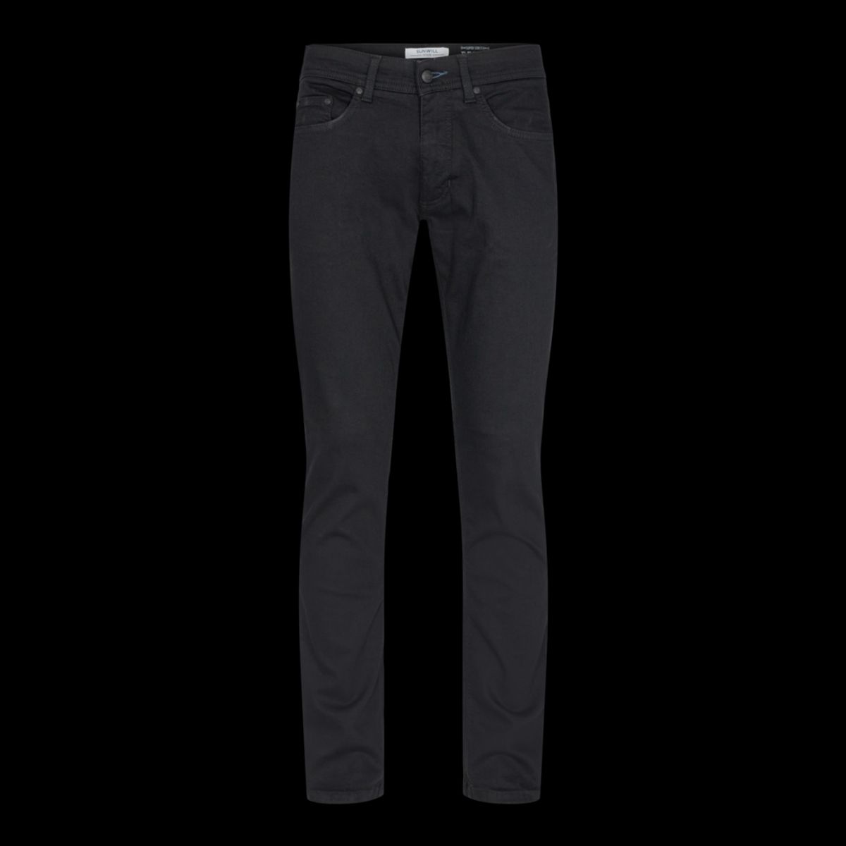 Sunwill Jeans Fitted Super Stretch 494-7894 100 Black_30w/30l